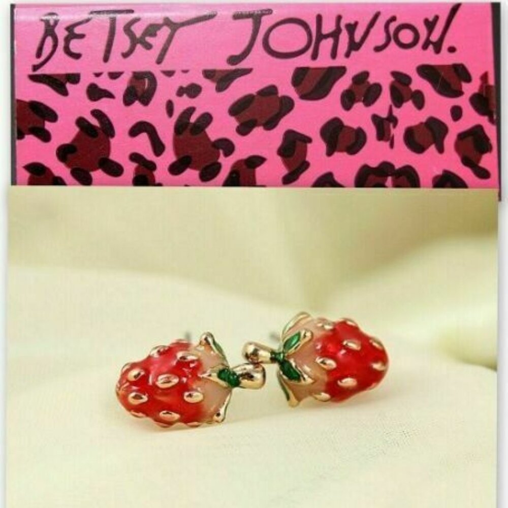 Strawberry Earrings~BETSEY JOHNSON